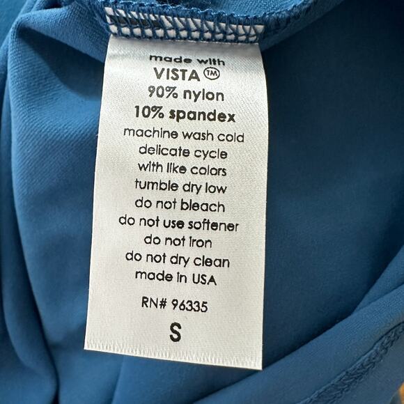 Susana Monaco Cutout Long Sleeve Mock Neck Mini Dress Blue S NWT Cocktail Party - Picture 11 of 12